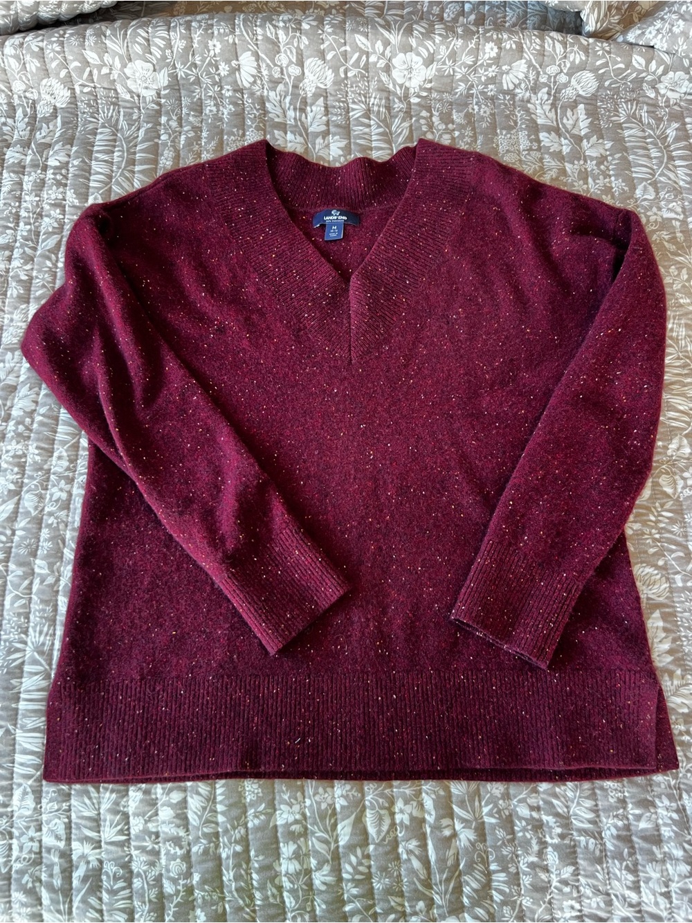 Lands' End 100% cashmere sweater M